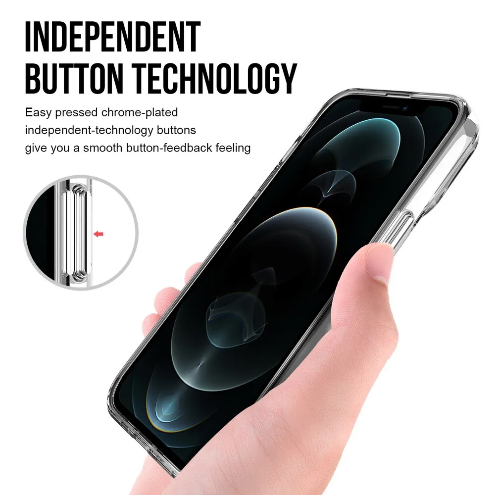 Foto 7 pulgar | Funda de Teléfono Space Clear Antiamarilleo para iPhone 14 Pro - Venta Internacional