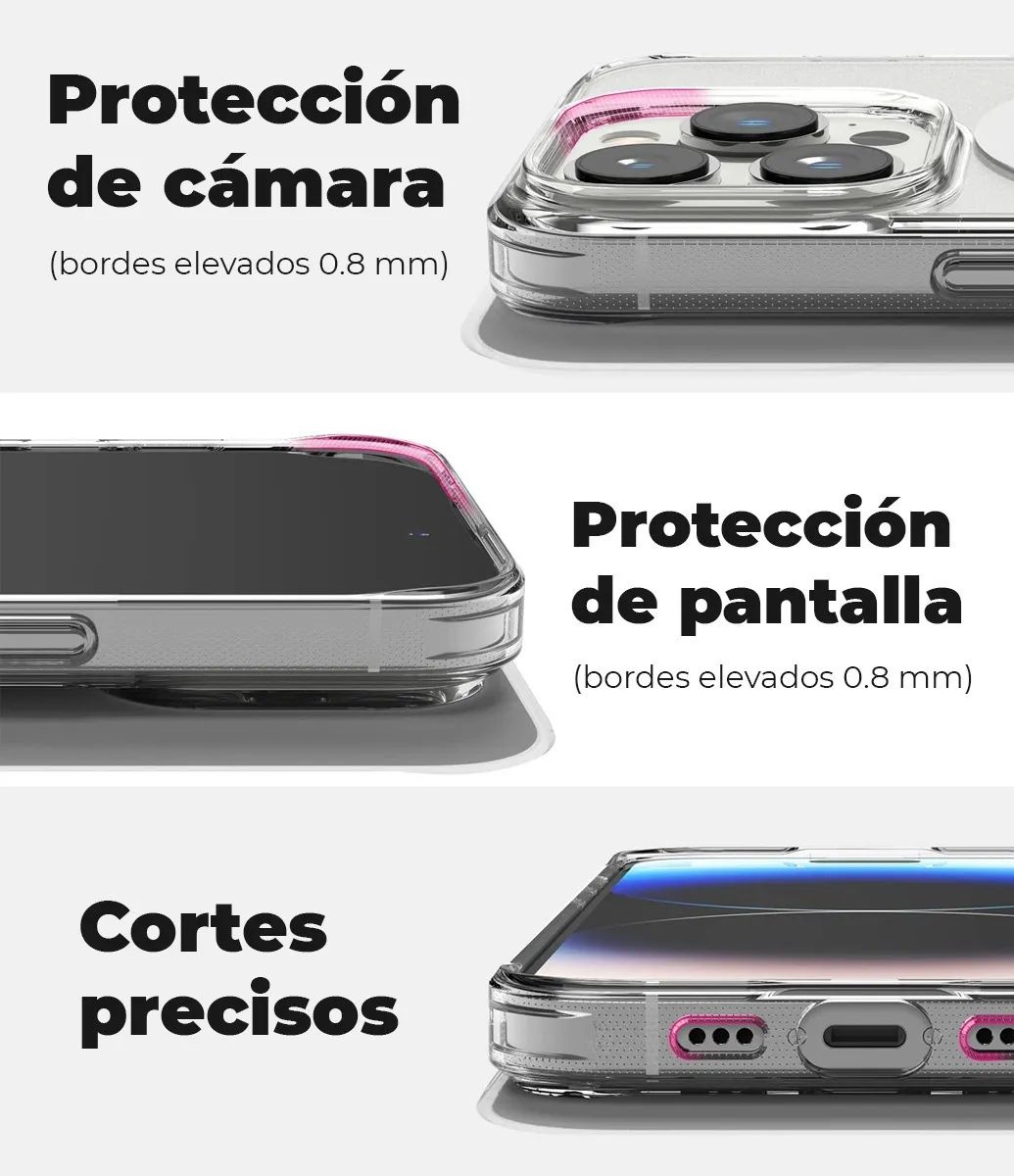 Foto 5 pulgar | Funda Magsafe Antishock Reforzada para iPhone 14 Pro Max - Venta Internacional