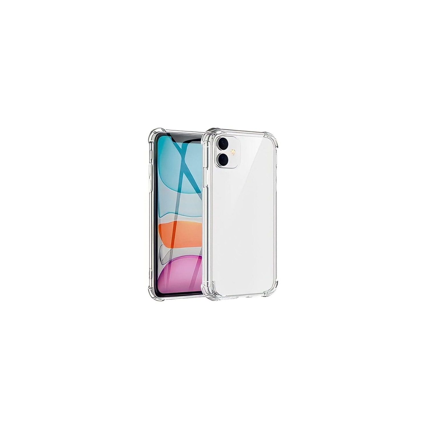 Funda de Silicona Y Fundas Transparentes Antichoque Para iPhone 12 - Venta Internacional