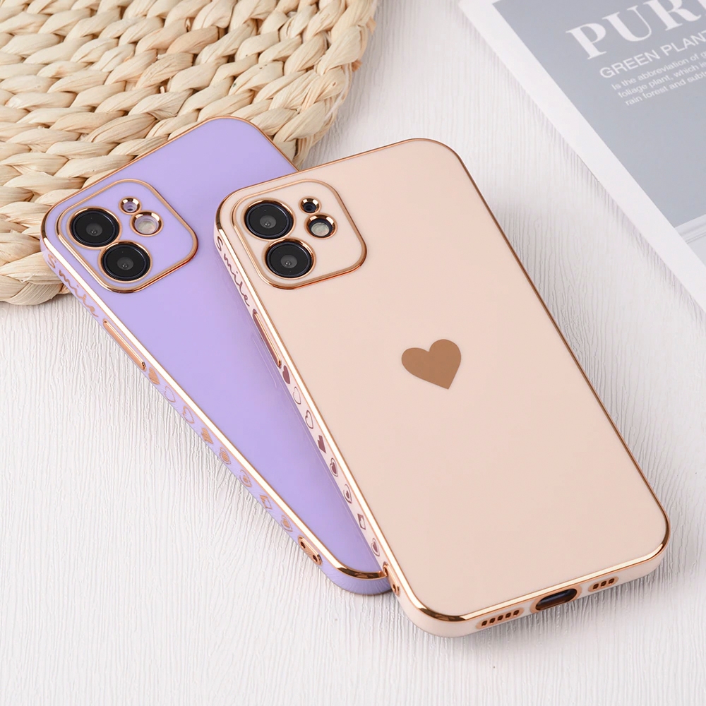 Foto 4 pulgar | Funda de Teléfono Blanca con Forma de Corazón para iPhone 11 - Venta Internacional