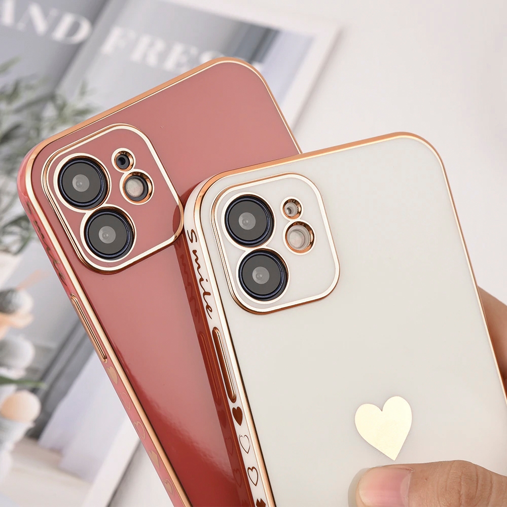 Foto 5 pulgar | Funda de Teléfono Blanca con Forma de Corazón para iPhone 11 - Venta Internacional