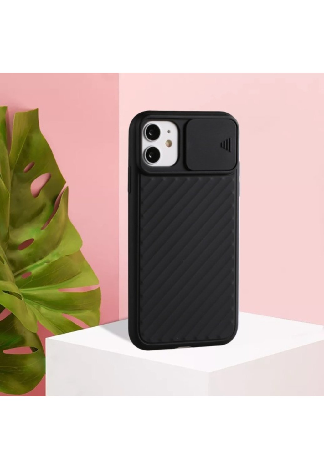 Foto 5 | Funda de Silicona Protectora De Cámara Negra Para iPhone 12 Pro Max - Venta Internacional