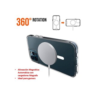 Foto 4 | Funda Magnética para iPhone 13 Pro Max Magsafe Transparente - Venta Internacional