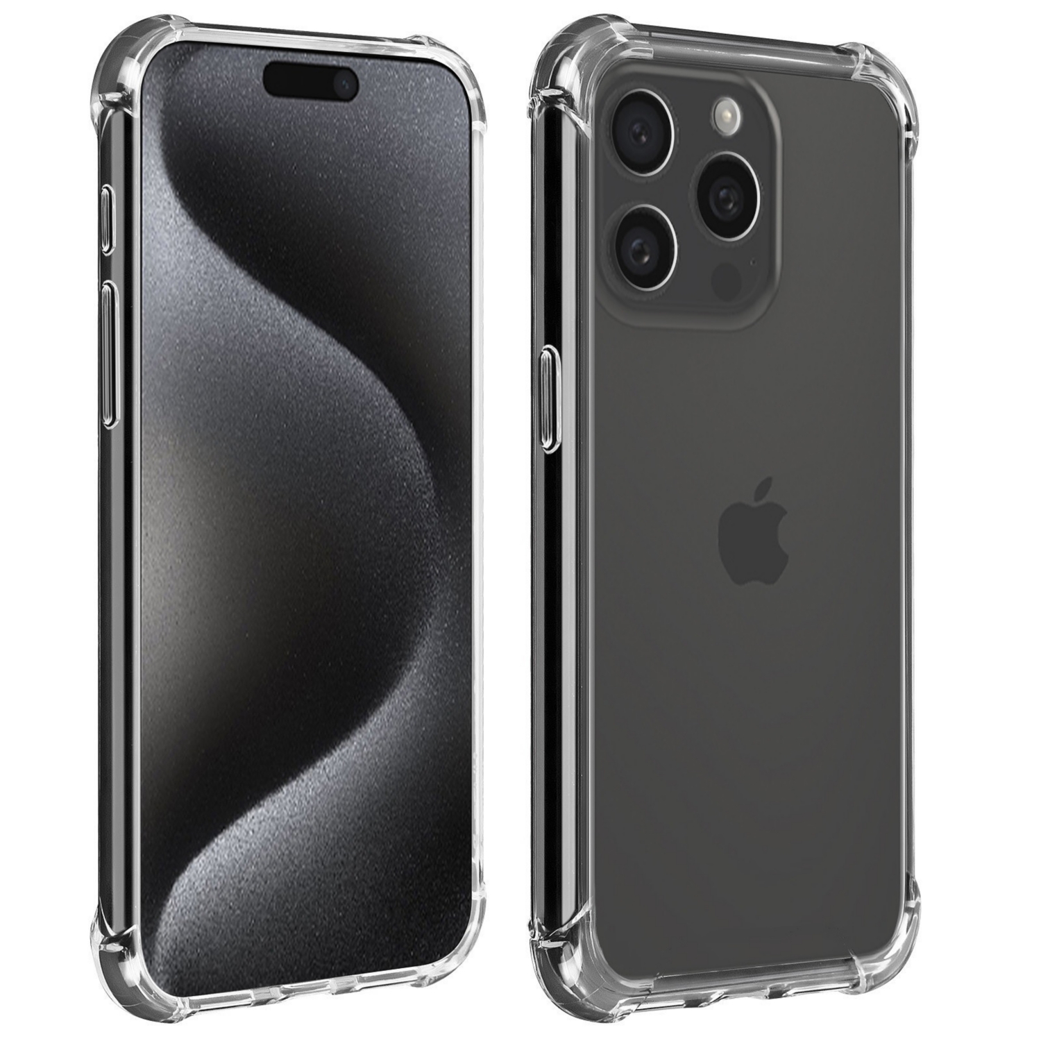 Foto 2 pulgar | Funda de Teléfono Transparente Antichoque para iPhone 15 Pro Max - Venta Internacional