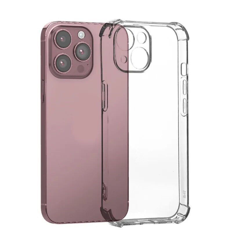 Foto 4 pulgar | Funda de Teléfono Transparente Antichoque para iPhone 15 Pro Max - Venta Internacional