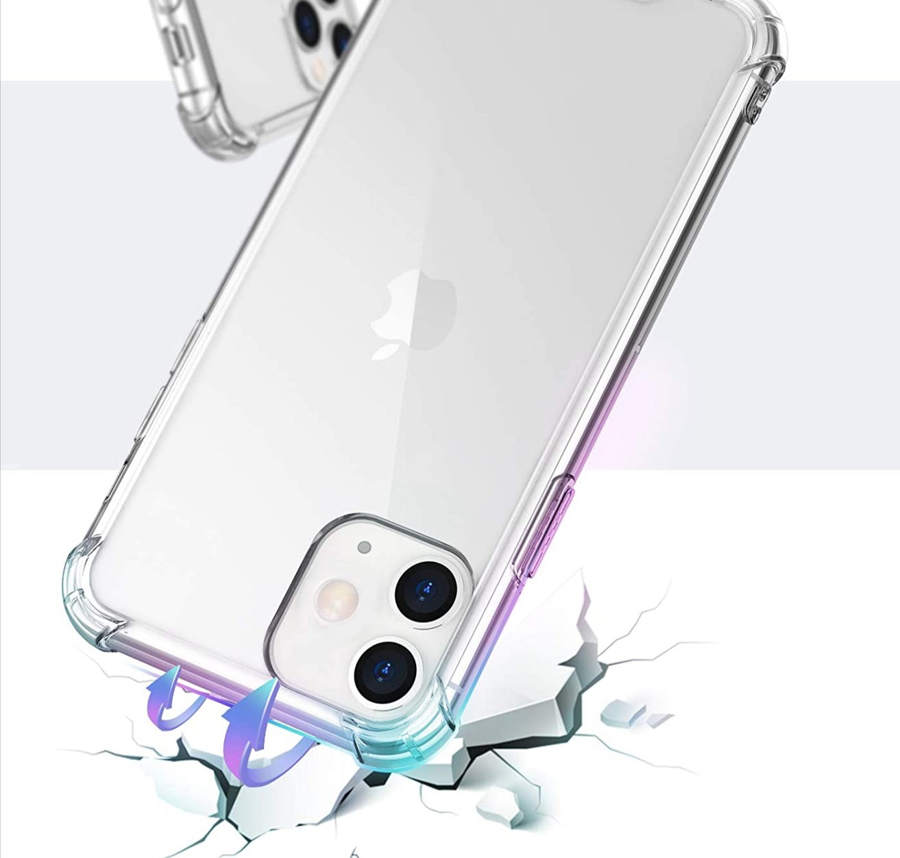 Foto 4 pulgar | Funda de Silicona Transparente para iPhone 11 - Venta Internacional