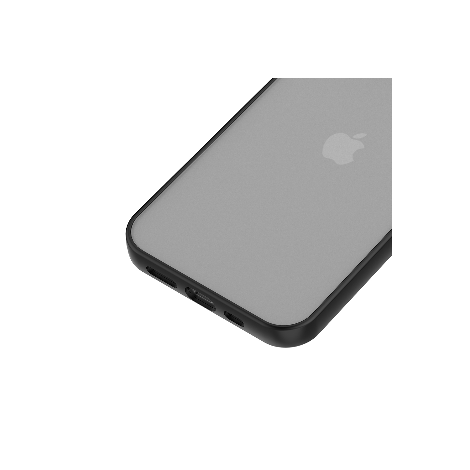 Foto 2 pulgar | Funda de Tpu Negra Semitransparente para IPhone 15 Plus - Venta Internacional