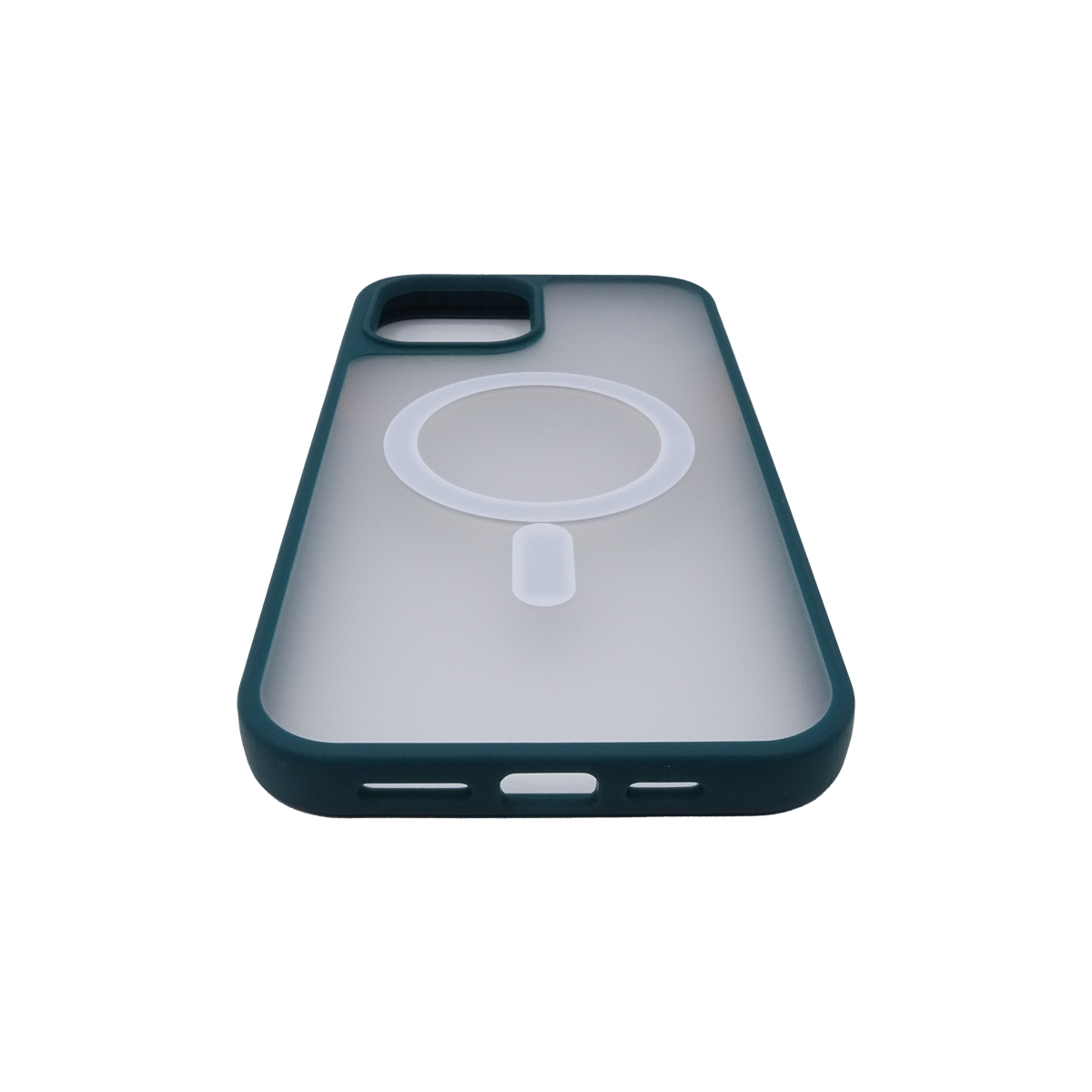 Foto 6 pulgar | Funda Blanda para IPhone 12 Pro Max Magsafe Verde - Venta Internacional