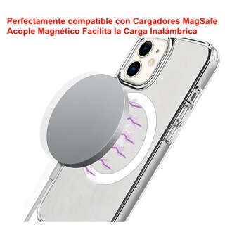 Foto 3 | Funda Magsafe para iPhone 12 Mini Magnética Transparente - Venta Internacional