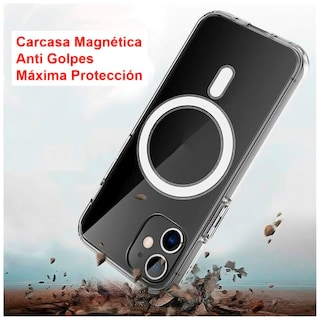 Foto 4 | Funda Magsafe para iPhone 12 Mini Magnética Transparente - Venta Internacional