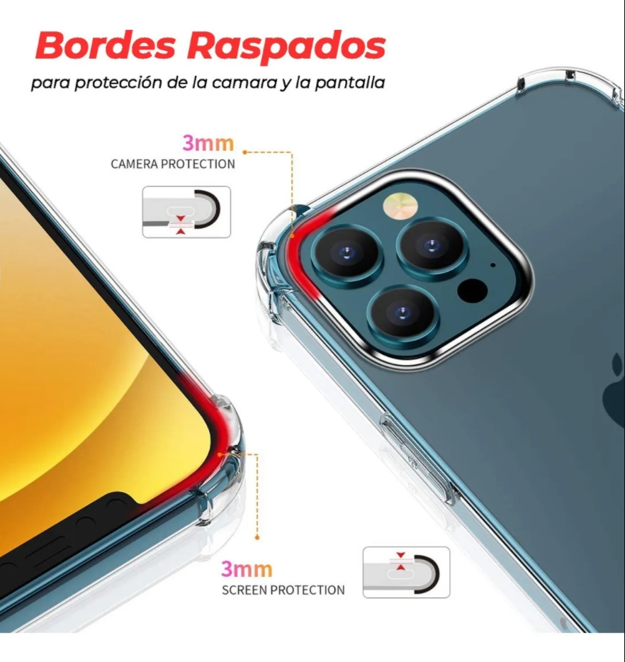 Foto 4 pulgar | Kit De Funda Para iPhone 11 A Prueba De Golpes Transparente Película Y Cristal - Venta Internacional