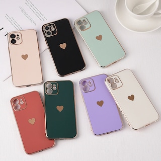 Foto 2 | Funda de Teléfono con Forma de Corazón para iPhone 11 Blanco TPU Protección Total - Venta Internacional