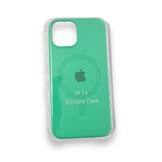 Foto 1 | Funda de Teléfono Compatible con IPhone 14 Silicona Verde - Venta Internacional