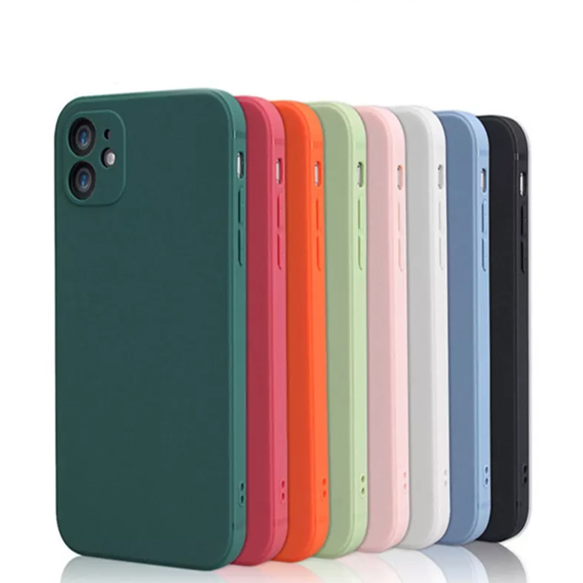 Foto 3 pulgar | Funda Silicona Azul Violeta Antichoque para iPhone 11 Pro Max - Venta Internacional