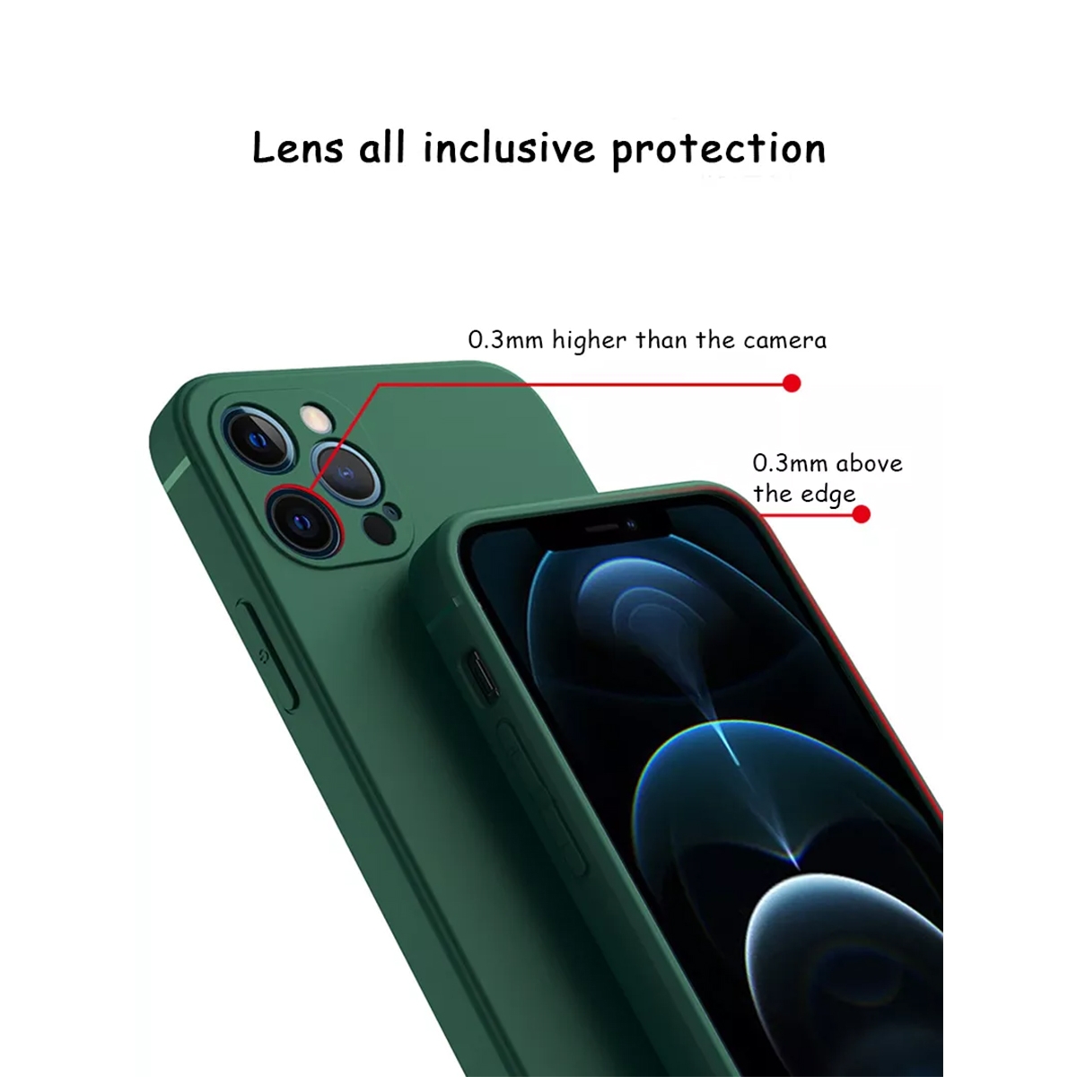 Foto 7 pulgar | Funda Silicona Azul Violeta Antichoque para iPhone 11 Pro Max - Venta Internacional