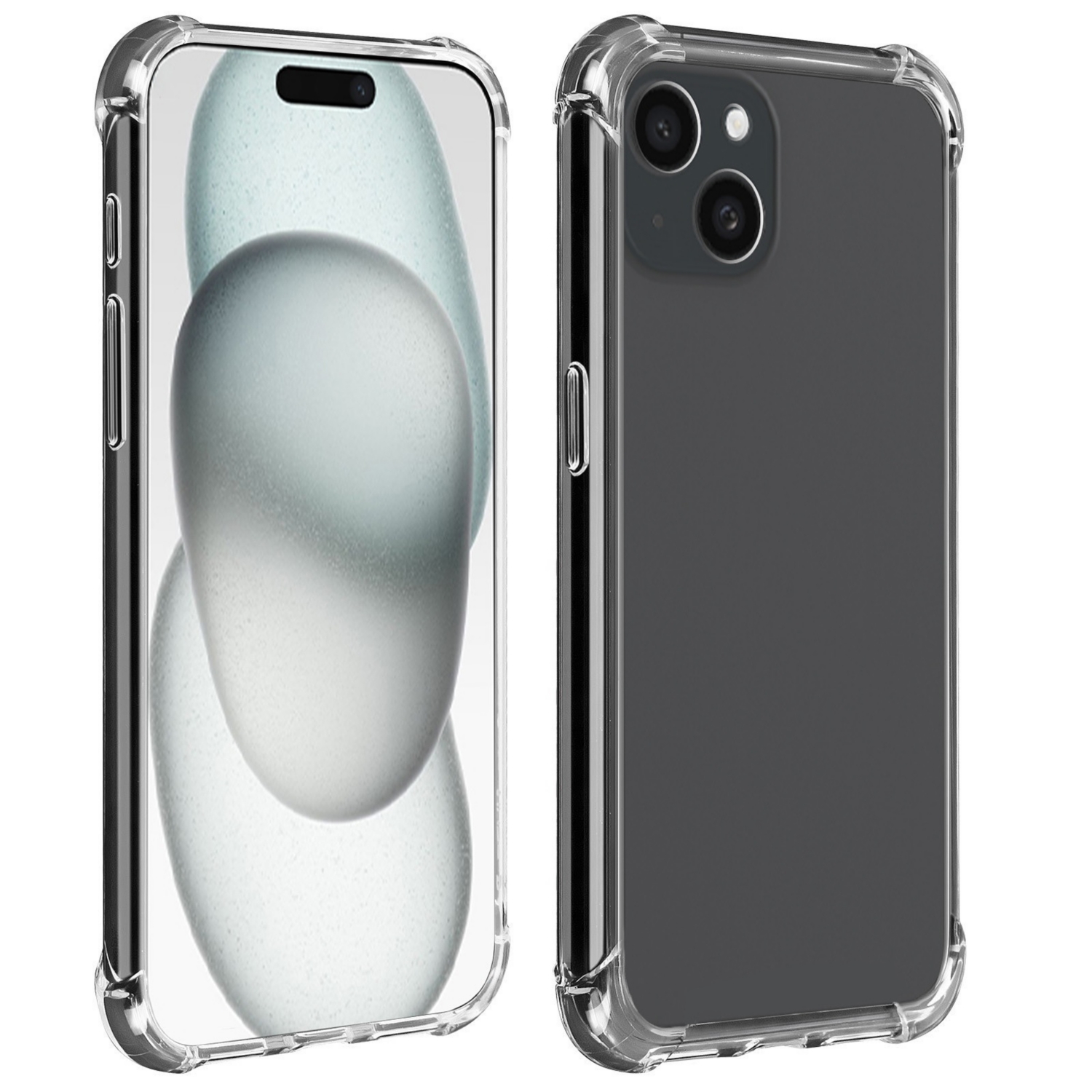 Foto 2 pulgar | Funda de Teléfono Transparente Antichoque para iPhone 15 - Venta Internacional