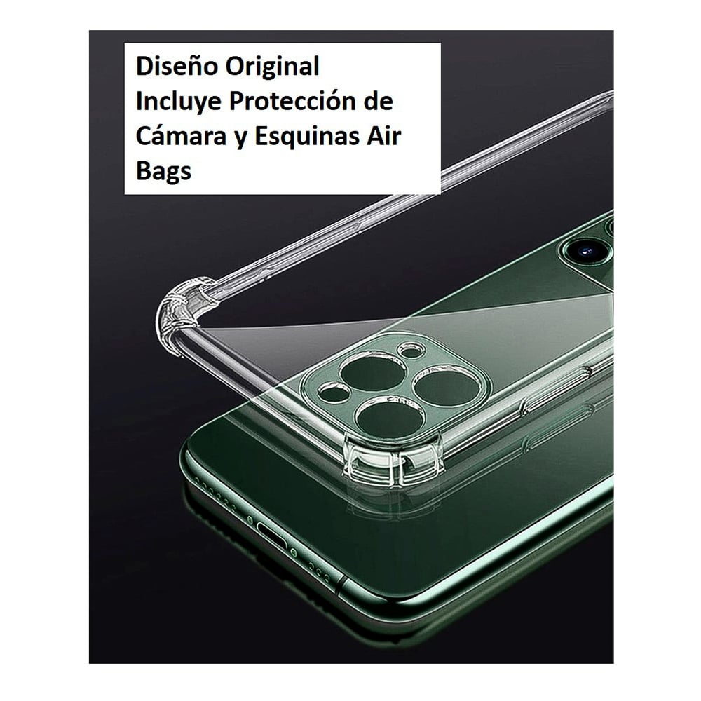 Foto 7 pulgar | Funda + Protector de Pantalla de Cristal para IPhone 11 Transparente - Venta Internacional