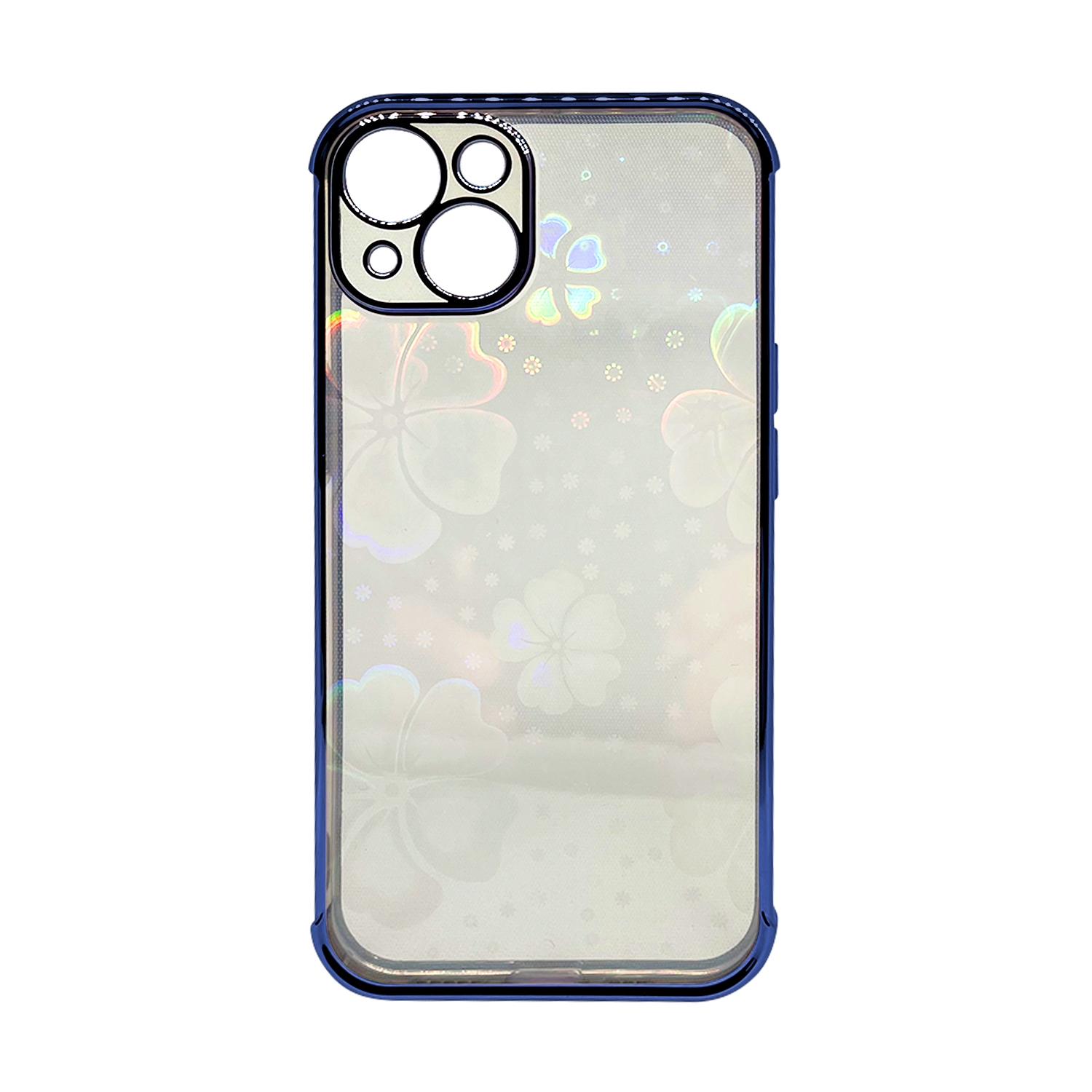 Foto 2 pulgar | Funda Genérica para IPhone 13 Azul con Holograma 5d - Venta Internacional