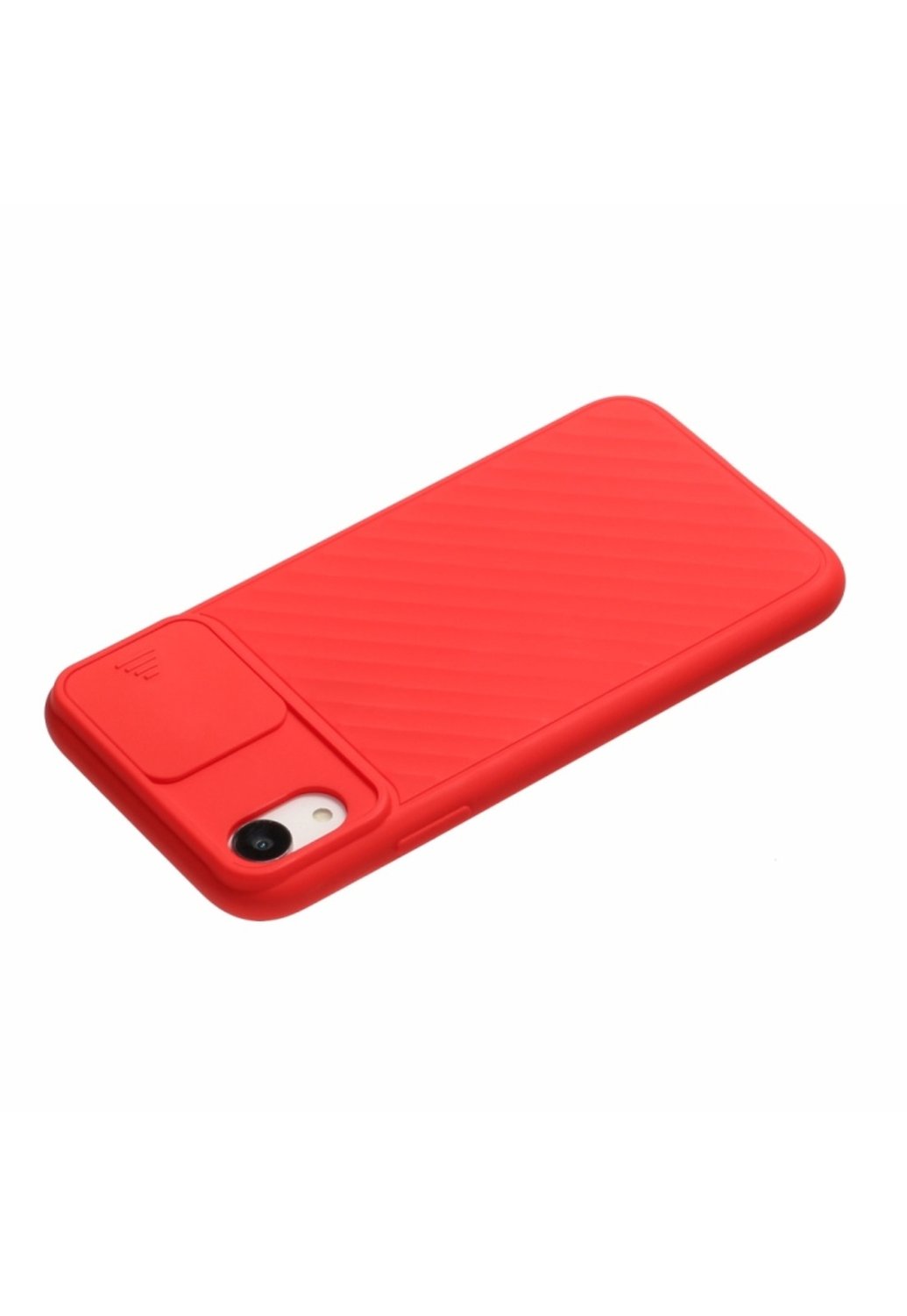 Foto 6 pulgar | Funda con Protector de Cámara para iPhone X/XS Rojo - Venta Internacional