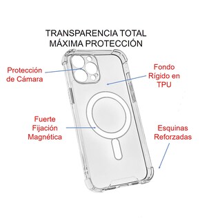 Foto 2 | Funda Magnética Magsafe para iPhone 12 Pro Max - Venta Internacional