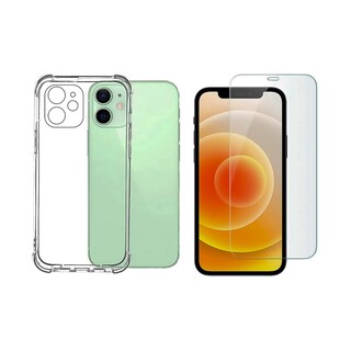 Foto 1 | Funda con Lámina de Mica de Vidrio para iPhone 12 Antichoque - Venta Internacional