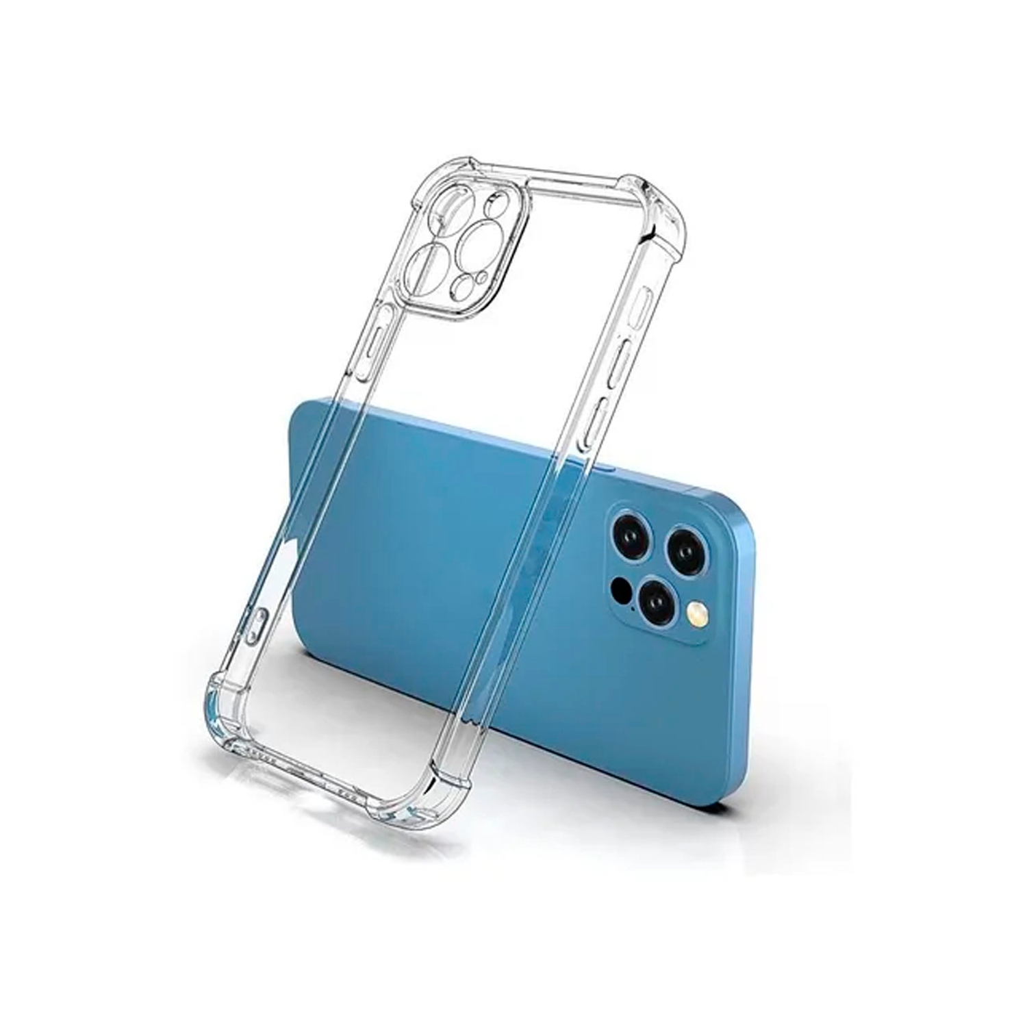 Funda De Gel Tpu Transparente Reforzada Para iPhone 12 Pro - Venta Internacional