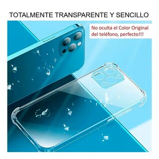Foto 2 | Funda De Gel Tpu Transparente Reforzada Para iPhone 12 Pro - Venta Internacional