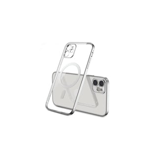 Foto 1 | Funda para iPhone 13 Pro Max con Lujoso Borde Plateado - Venta Internacional