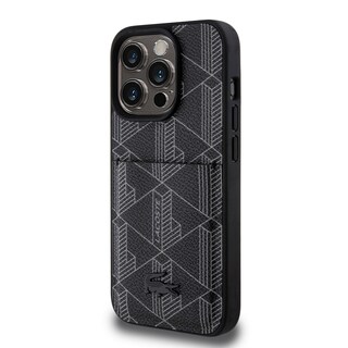 Foto 2 | Funda Lacoste con Tarjetero para iPhone 15 Pro Negro