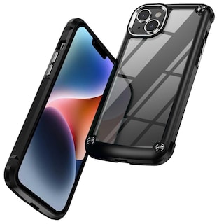 Foto 2 | Funda Tekku Shock Hardshell Para Iphone 15 Plus Negra Transparente