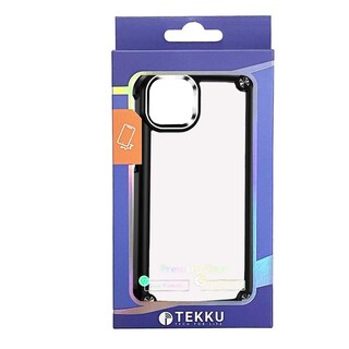 Foto 7 | Funda Tekku Shock Hardshell Para Iphone 15 Plus Negra Transparente