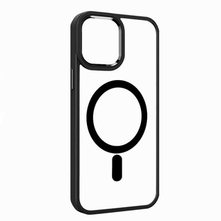 Foto 1 | Funda Tekku Clrcolor Para Iphone 15 Plus Transp Negro Compatible Con Magsafe
