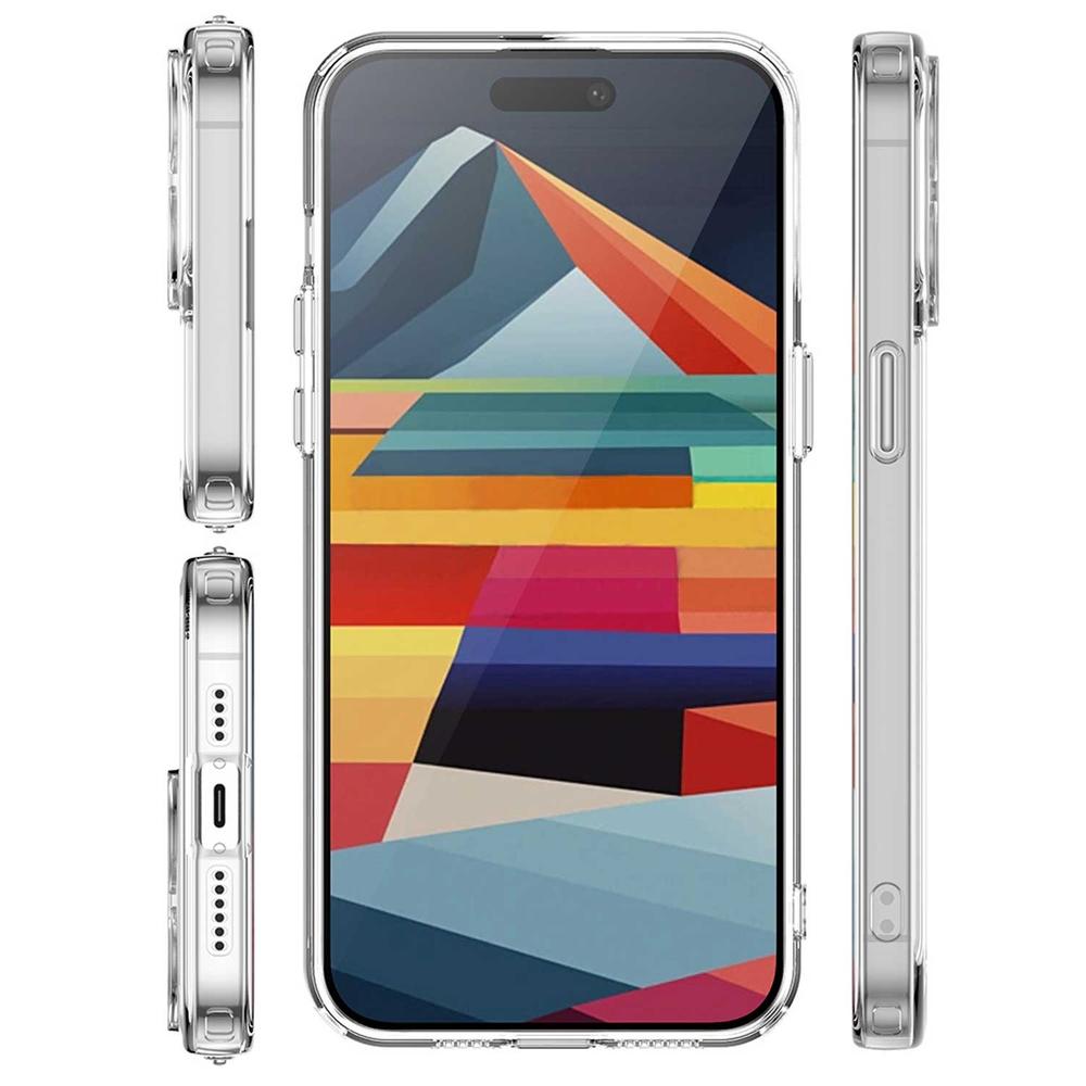 Foto 4 pulgar | Funda Tekku Tpu Rugged Para Iphone 15 Pro Max Transparente