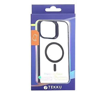 Foto 7 | Funda Tekku Gstyle Para Iphone 15 Transp Negro Con Magsafe