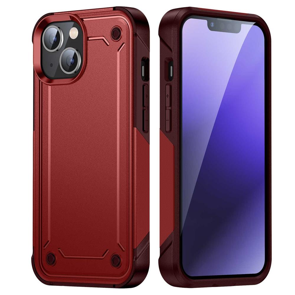 Foto 2 pulgar | Funda Tekku Tough Cover Para Iphone 15 Plus Roja