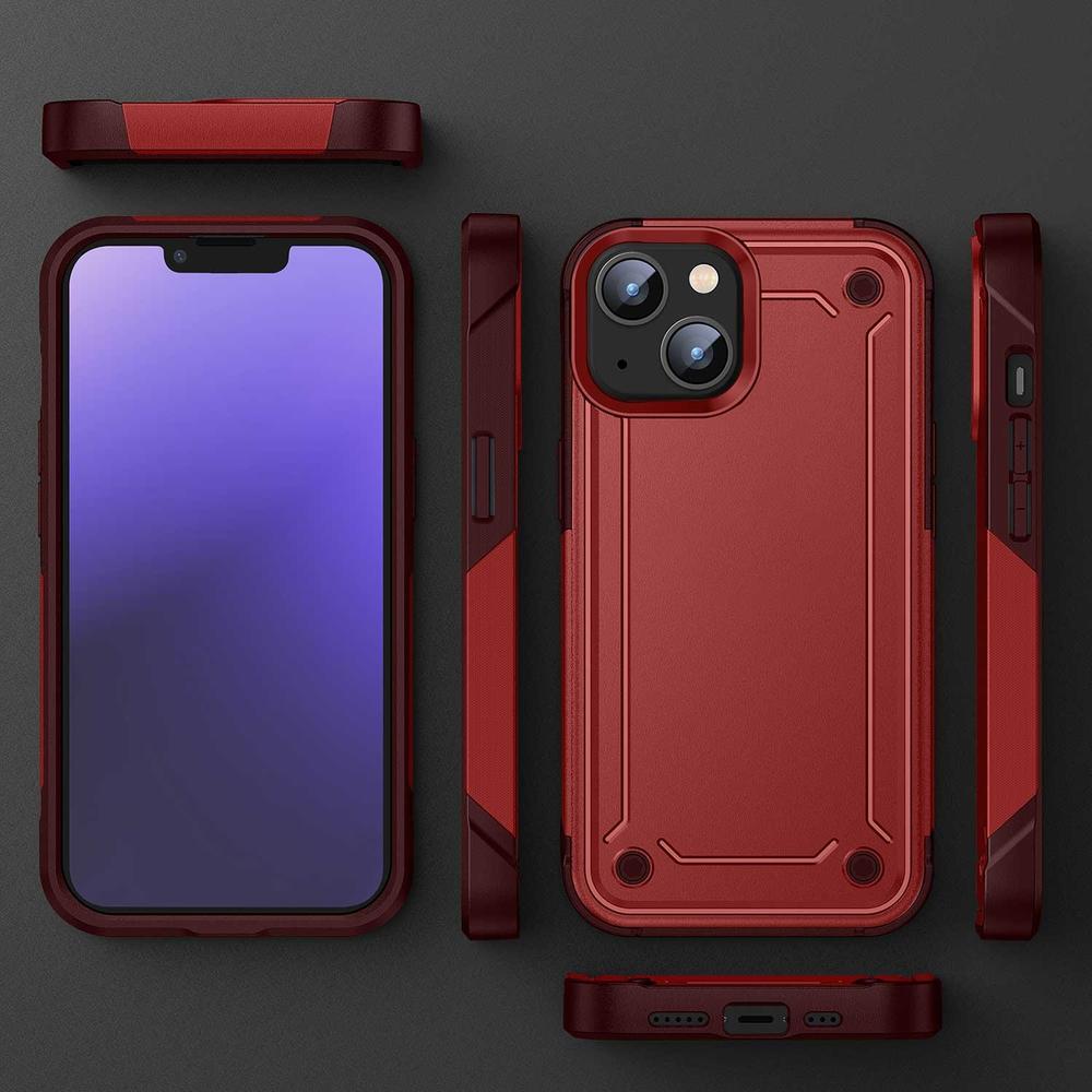 Foto 5 pulgar | Funda Tekku Tough Cover Para Iphone 15 Plus Roja