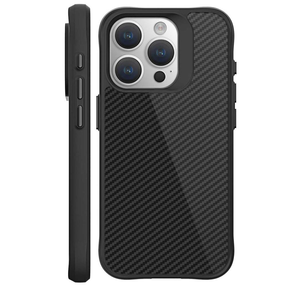 Foto 4 pulgar | Funda Tekku Combat Carbon Para Iphone 15 Pro Max Negra