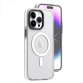 Foto 2 | Funda Tekku Matte Color Para Iphone 15 Plus Trans Blanco Compatible Con Magsafe