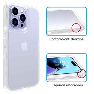 Foto 4 | Funda Tekku Protect 360 Para Iphone 15 Pro Max Transparente