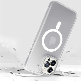 Foto 3 | Funda Tekku Matte Para Iphone 15 Pro Trans Blanco Compatible Con Magsafe
