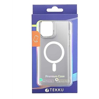 Foto 4 | Funda Tekku Matte Para Iphone 15 Pro Trans Blanco Compatible Con Magsafe