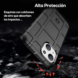 Foto 5 | Funda Tekku Rugged Shield Para Iphone 15 Plus Negra