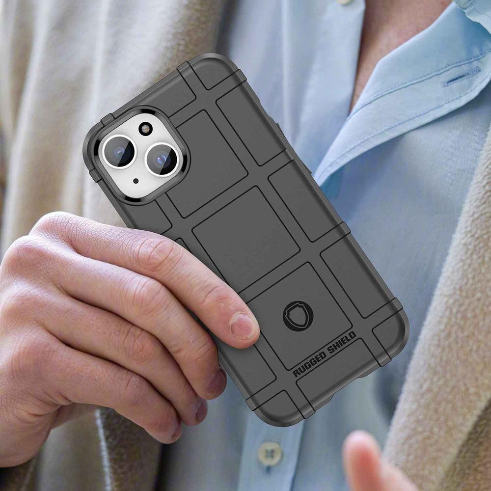 Foto 9 pulgar | Funda Tekku Rugged Shield Para Iphone 15 Plus Negra