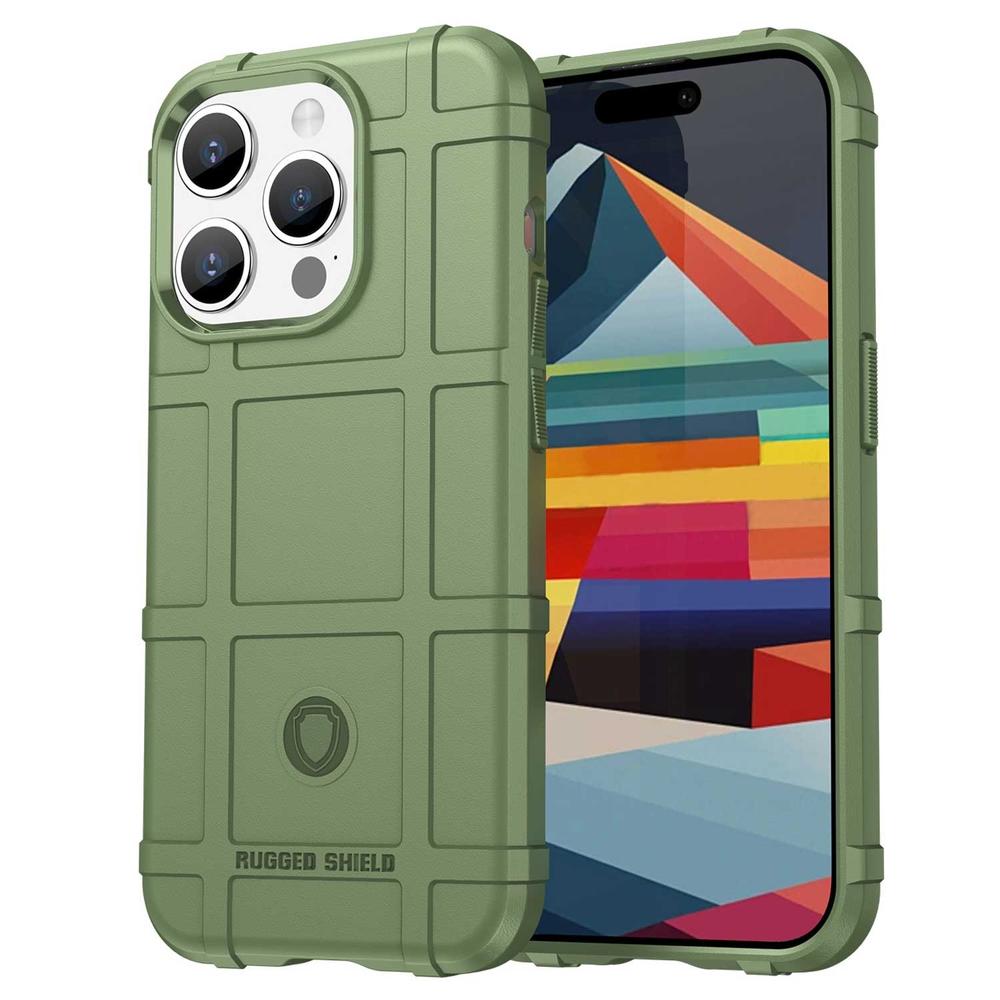 Foto 2 pulgar | Funda Tekku Rugged Shield Para Iphone 15 Pro Max Verde