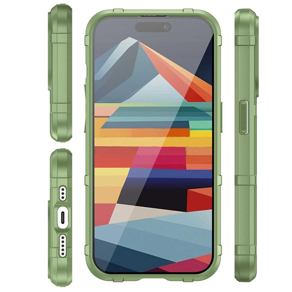 Foto 4 pulgar | Funda Tekku Rugged Shield Para Iphone 15 Pro Max Verde