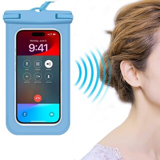 Foto 3 | Funda Tekku Contra Agua Colgante Universal Sumergible Azul