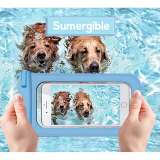 Foto 4 | Funda Tekku Contra Agua Colgante Universal Sumergible Azul