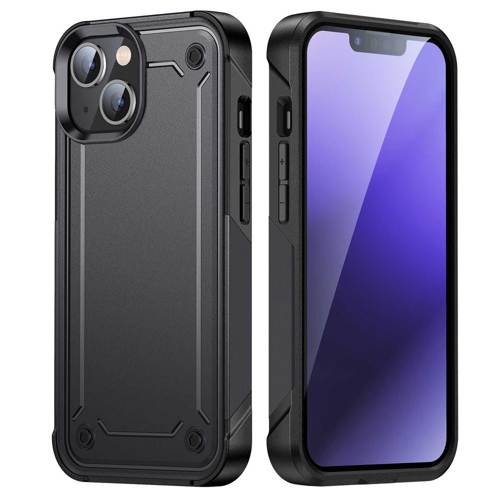 Foto 2 pulgar | Funda Tekku Tough Cover Para Iphone 15 Plus Negra
