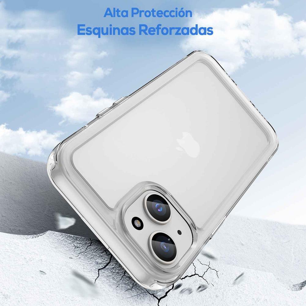 Foto 8 pulgar | Funda Tekku Tpu Rugged Para Iphone 15 Transparente