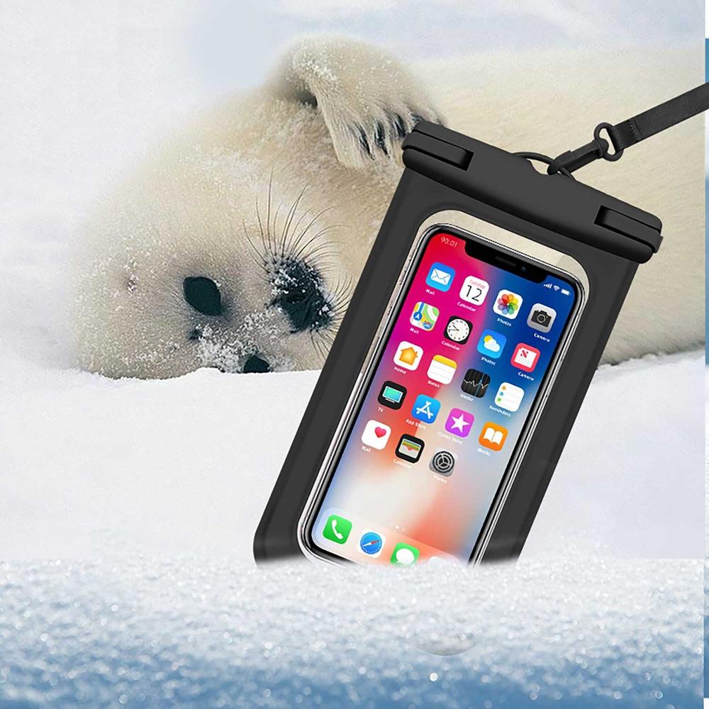 Foto 6 pulgar | Funda Tekku Contra Agua Colgante Universal Sumergible Negra